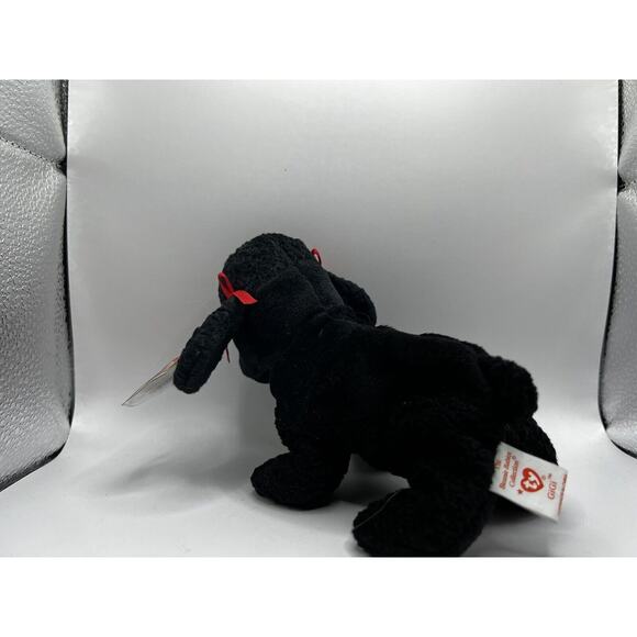 TY Beanie Baby Babies Stuffed Animal Plush Black Poodle GiGi 1998 - Picture 6 of 12
